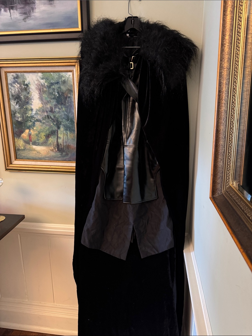 Charades Dragon Knight Deluxe Black Velvet Halloween Costume Size Large L King